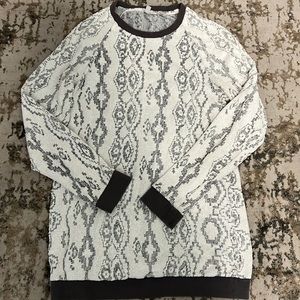 UO Ecote Aztec Burnout Sweater
